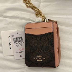 Coach zip card case c0058
